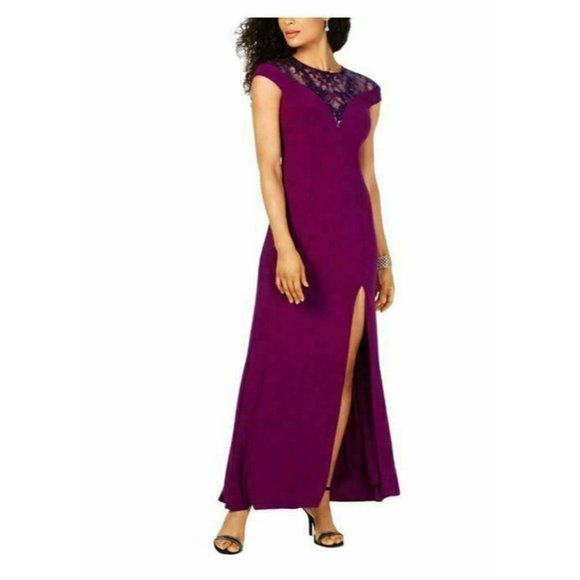 Adrianna Papell evening gown 12 NWT Jersey knit - Picture 1 of 12